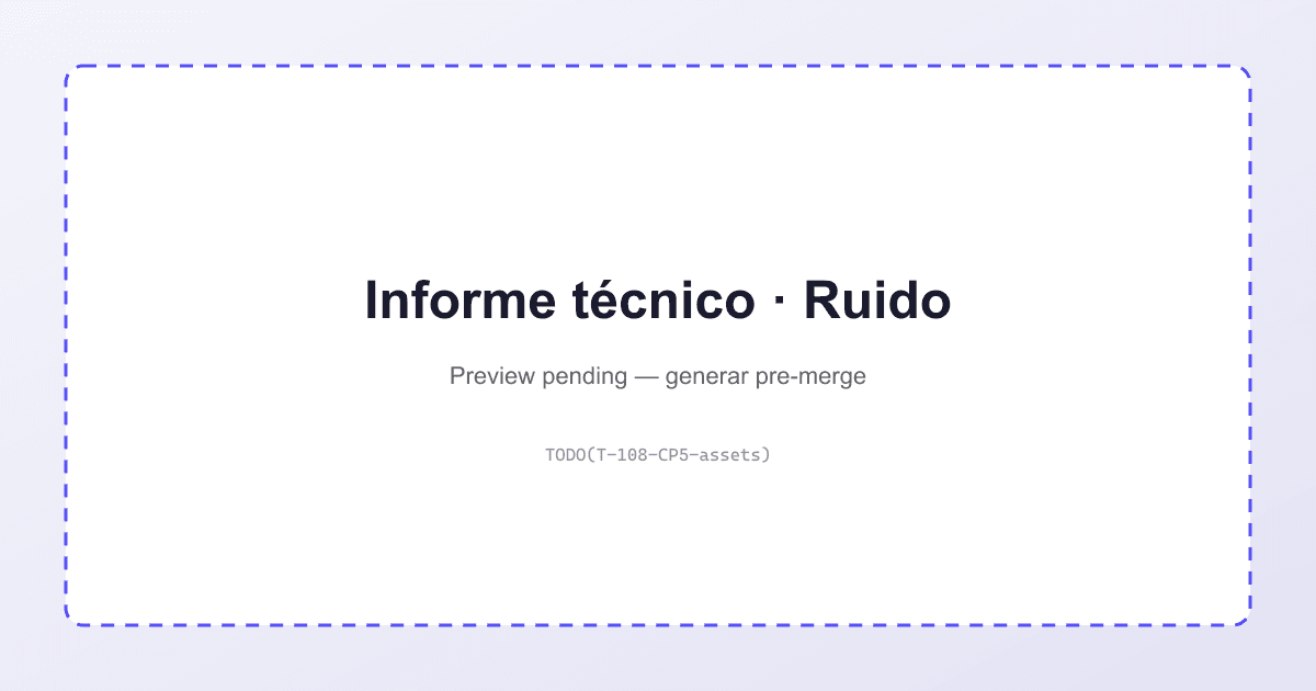 Vista previa del PDF de informe técnico de ruido